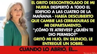 Mi nuera gritó a las 4 a. m... y descubrió que la había dejado fuera de mi casa para siempre.
