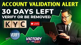 Account Validation Alert 🚨 30 Days Left to Verify or Be Removed  | ONPASSIVIE | #VICTORYWITASH