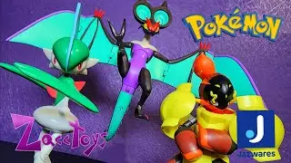 Jazware's Toys Pok&eacute;mon Select Noivern, Armarouge, and Gallade Action Figure Review!