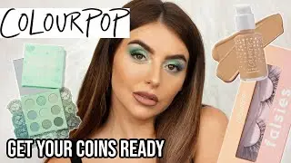 Testing COLOURPOP makeup! Full face of FIRST IMPRESSIONS! (woo) [CLOSE UP 4K]