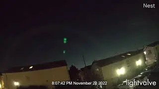 AMS 9198-2022 Fireball Meteor Over Los Angeles
