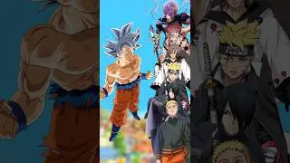 Goku vs Gojo, Sukuna, Madara, Boruto, Sasuke and Naruto