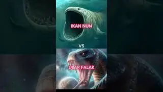 Lebih kuat ular falak atau ikan nun?! #faktaunik #faktamenarik #viralvideo