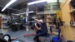 Tack welding titanium hardtail mtb