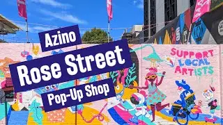 Azino's Rose Street Artist Market Pop Up Stall