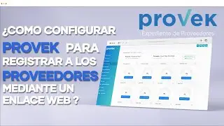 Como configurar provek para registrar proveedores mediante un enlace Web
