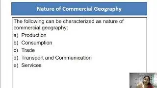 Evolution of Business and Commercial Geography- Video -1- SD