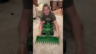John Deere Big Farm Combine Toy Review #johndeere #toys #farmtoys #combine #bigfarm