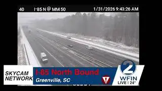 Live: Snow falling across the upstae