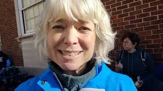 Eugene Mayor Kaarin Knudson speaking at the MLK celebration 