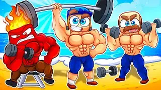 Стань СИЛЬНЕЙШЕЙ СЕМЬЕЙ INSIDE OUT 2 в Roblox GYM LEAGUE!