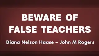Beware of False Teachers - acapella hymn with lyrics
