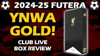 2024-25 Futera Club Live Liverpool Hobby Box Soccer Review (Release 1)