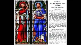 Oct 28 - Saint Simon - Saint Jude - Apostles - Martyrs - Persia