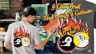 4 color Screen Print From Design to Customer