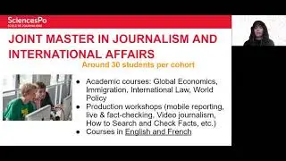 JPO   EDJ Introduction to Sciences Po journalisme School and Q A
