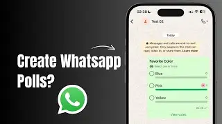 How to Create WhatsApp Polls? (2026)