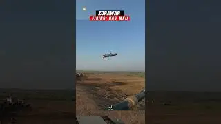 ZORAWAR Light Tank Fires NAG Mk II in Stunning Test!😧 #shorts