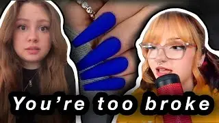 THIS NAIL TECH IS ANGRY AT POOR PEOPLE?