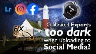 Colour too dark when uploading image to Instagram or Facebook. Spyder calibration