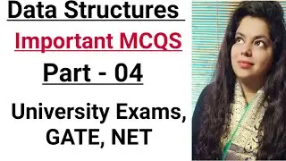 Data Structures MCQ Questions | AKTU MCQ | GATE | NET | Data Structures and Algorithms MCQ AKTU |UTU