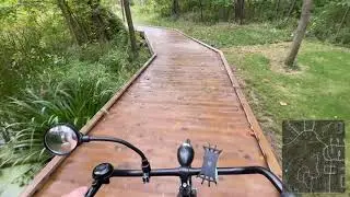 Cycling the Mud Brook Greenway Trail
