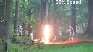 100% 50% 25% 10% Speed A7 200mm Ignition ONLY Rocket Test Fire NCC Spring 2025