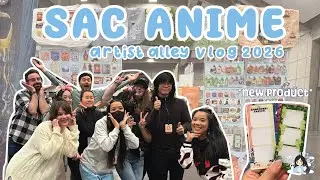 SAC ANIME WINTER ARTIST ALLEY VLOG 2026! someone said my red env wasn&rsquo;t worth $5 :&rsquo;(