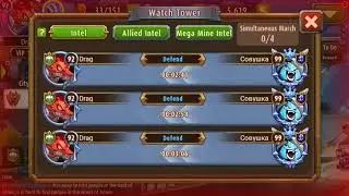 Как посмотреть атакующую замок команду противника в Magic Rush  Heroes