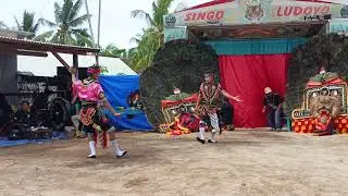 Jaranan Singo Ludoyo Maen Di Margasari Dusun VII Labuhan Maringgai Lampung Timur #Bagian01