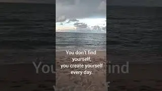 Create yourself #notbychance #motivation #create