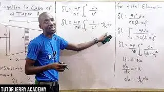 Stress and Elongation in a Tapered Rod || Solid Mechanics...