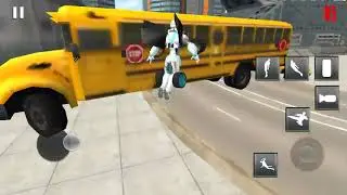 Flying robot simulator