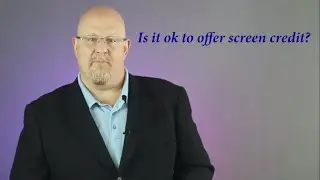 Is it ok to offer screen credit? - Entertainment Law Asked & Answered
