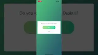 Evolving Shiny Duskull into Shiny Dusclops