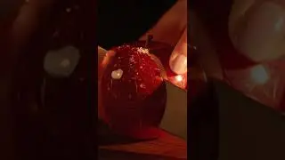 Ultra-Realistic 8K ASMR: Slicing a Crystal Quartz Apple | Macro Close-Up #relaxing #aiasmr
