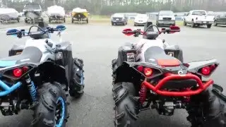 Red and Blue Can AM Renegade xMR 1000R