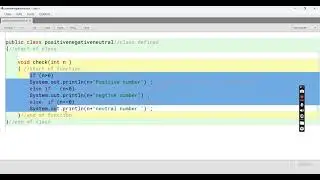 POSITIVE, NEGATIVE AND NEUTRAL NUMBER PROGRAM IN JAVA || BASICS OF JAVA || CODING MADE EASY