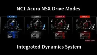 Driving Modes - NC1 Acura NSX
