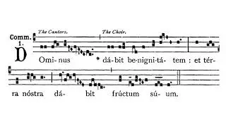 Gregorian Chant - Julian D. Jankowski - 1st Sunday of Advent - Communion