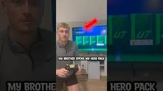 BROTHER OPENS MY HERO PACK ON EAFC 25 😲