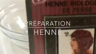 Préparation du Henné en poudre pour tout  type de cheveux