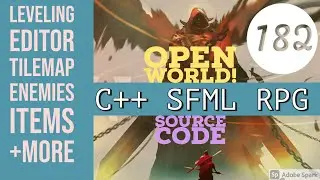 C++ & SFML | Open World RPG [ 182 ] | Debug text on screen, attack range fix and more!