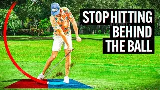 How to stop hitting behind the golf ball (easy fix!)