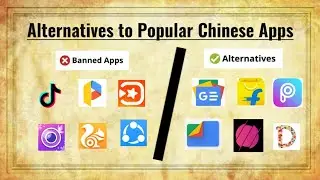 Here are the Alternatives to Popular Chinese Apps #BoycottChineseProduct