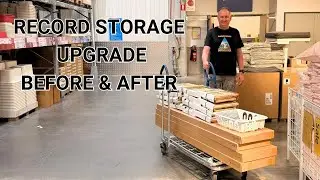 Record Storage Upgrade Before and After
