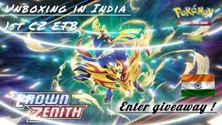 Opening Pok&eacute;mon Crown Zenith Elite Trainer Box! 1st time CZ in India ! #pokemon #india