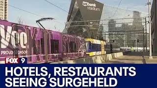 Minneapolis hotels, restaurants seeing surge