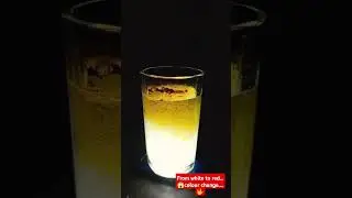 colour change, From white to red...#shortvideo #experiment #exam#science#colors#coloring