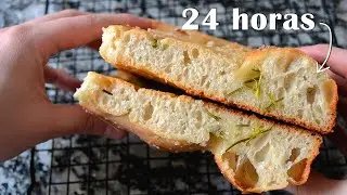 FOCACCIA super crocante y esponjosa (y 2 sándwiches fáciles)